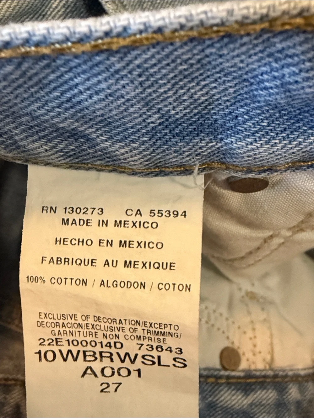 Wrangler Light Blue Denim Cutoff Shorts Frayed Hem Boot Barn Country Size 27